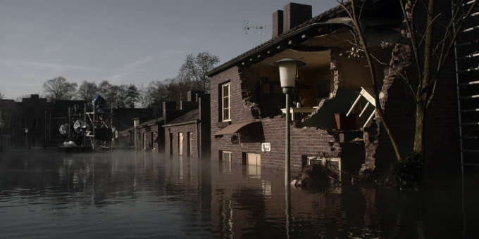 Filmszene aus Sturmflut